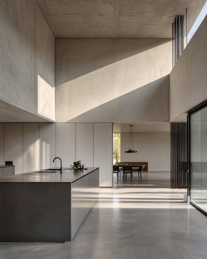 Modern Minimalist Kitchen Interior
