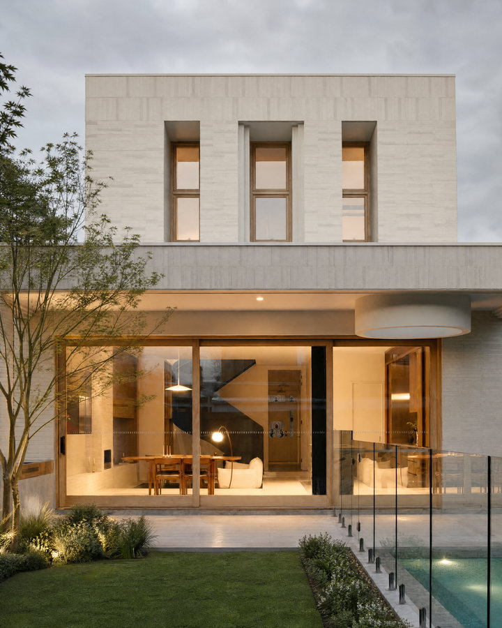 Contemporary Minimalist House with Spacious Terrace