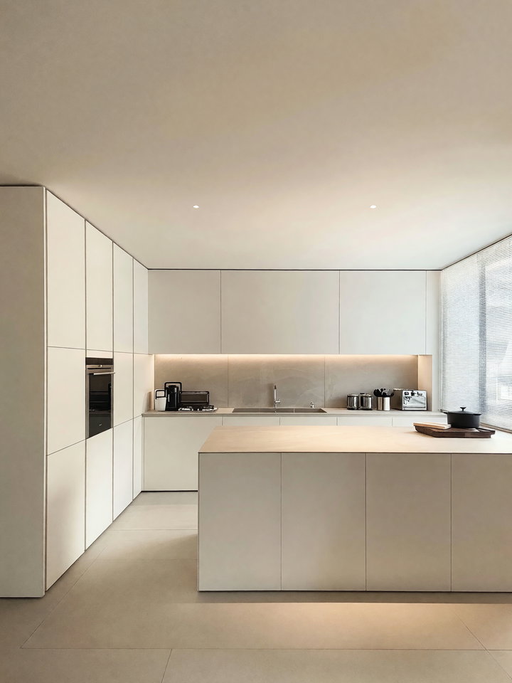 Modern Minimalist Kitchen Interior