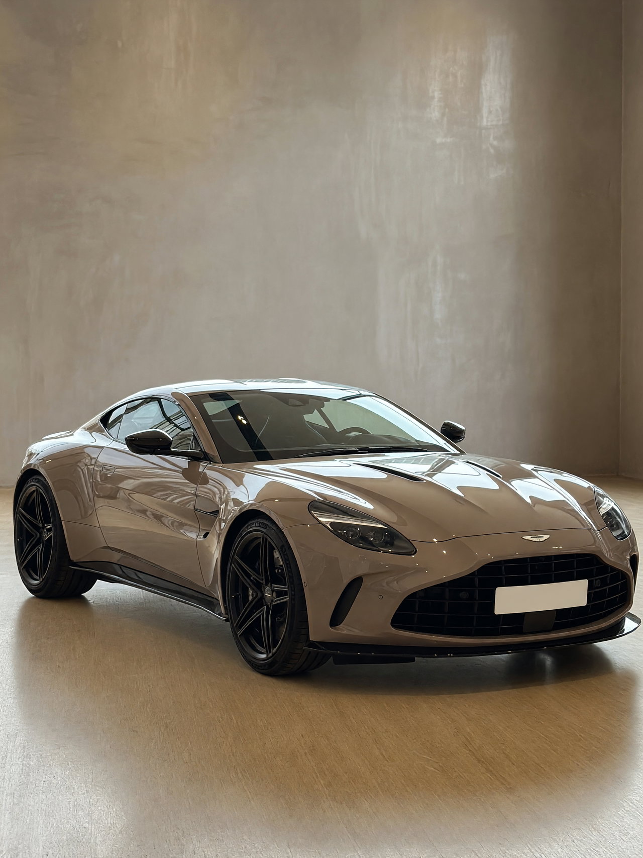 Sleek Sports Car in Minimalist Interior