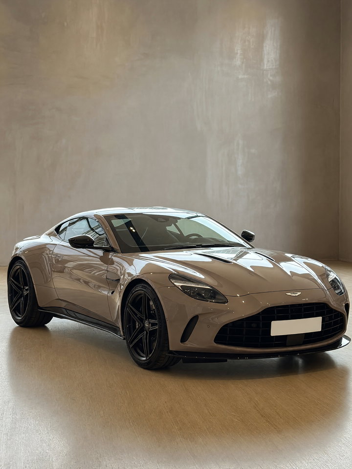 Sleek Sports Car in Minimalist Interior
