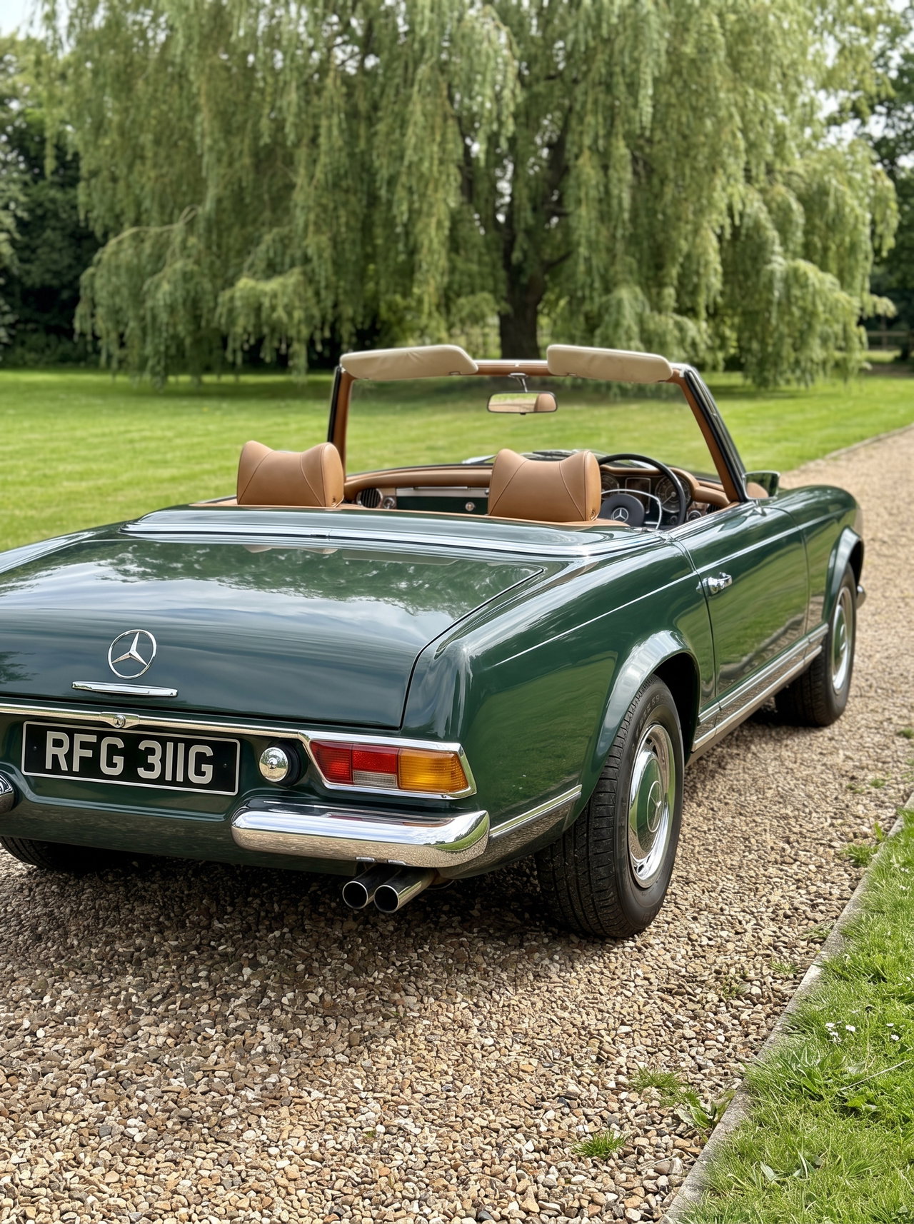 1969 Mercedes-Benz 280SL Convertible in Green