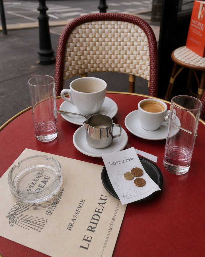 Coffee for Two at Paris Cafe