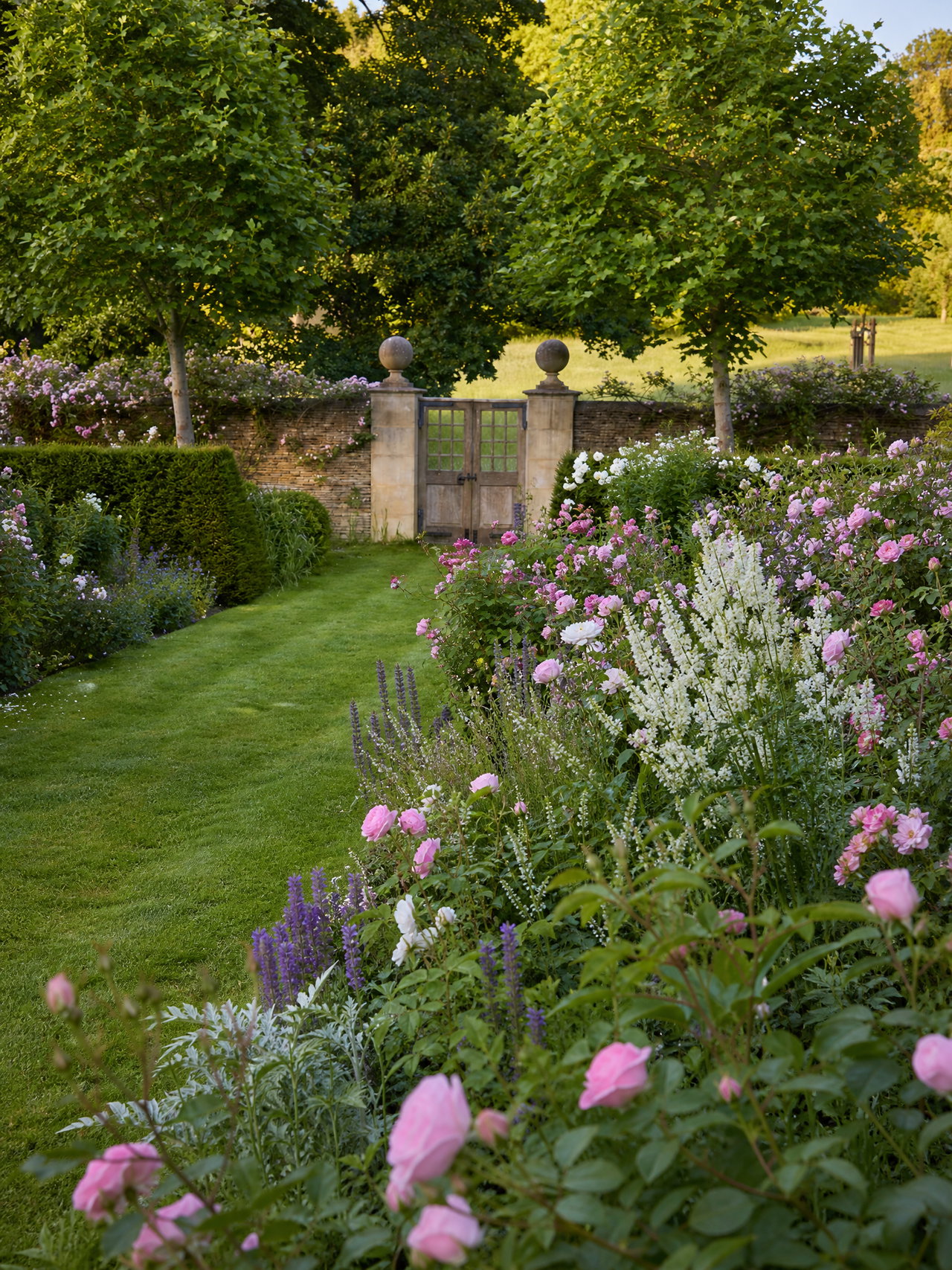 English Garden Pathway to Gate