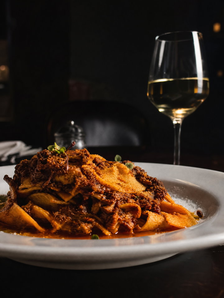 Pappardelle al Ragu with White Wine