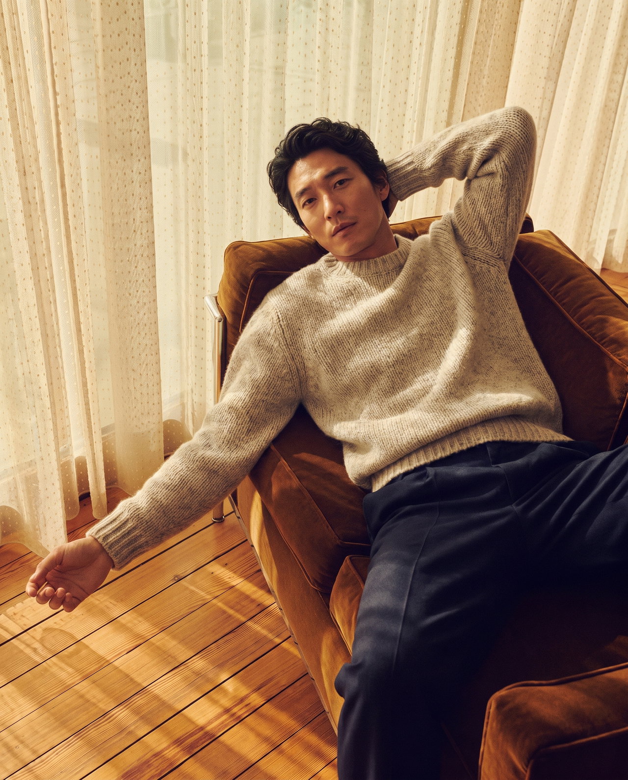 Relaxed Portrait in Knitwear
