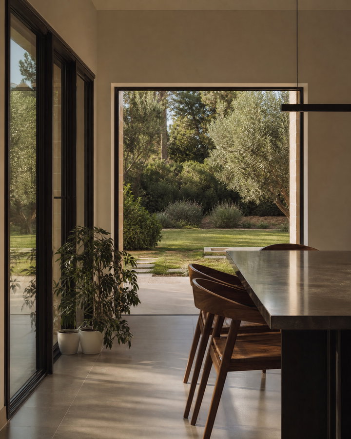 Dining Room Overlooking Garden
